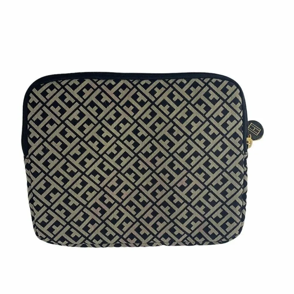 Tommy Hilfiger Black Tablet Case 11 x 8.5 Black